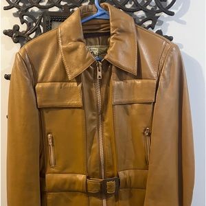 Vintage women’s leather jacket from MLG another original creation Canada